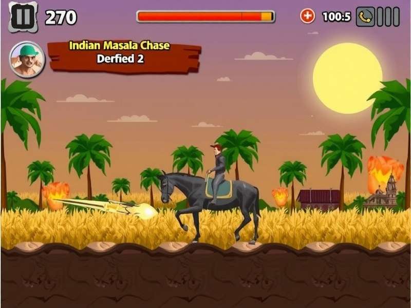 Indian Masala Chase Gameplay Screenshot